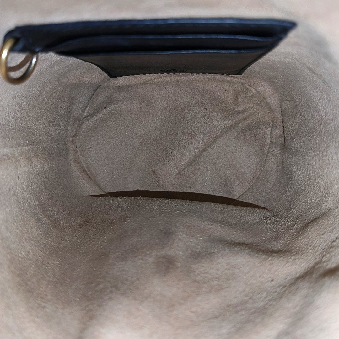 GG Marmont Mini Quilted Calfskin Black