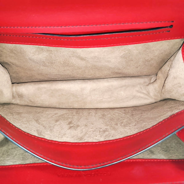 Calfskin Shoulder Bag Red