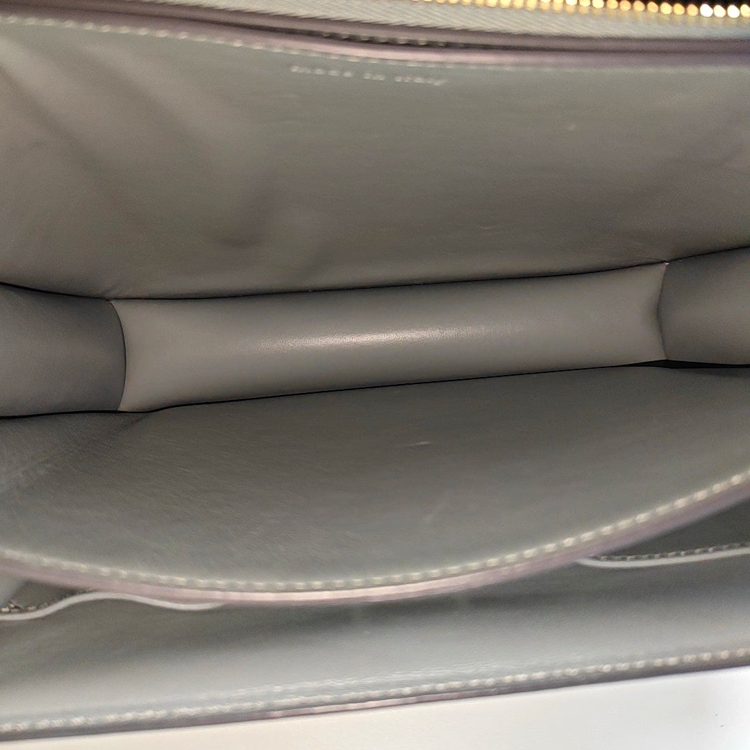 CLASSIC BOX Medium Calfskin Gray