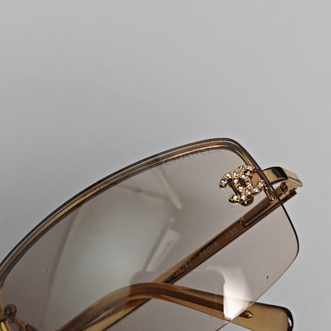Metal Sunglasses Brown