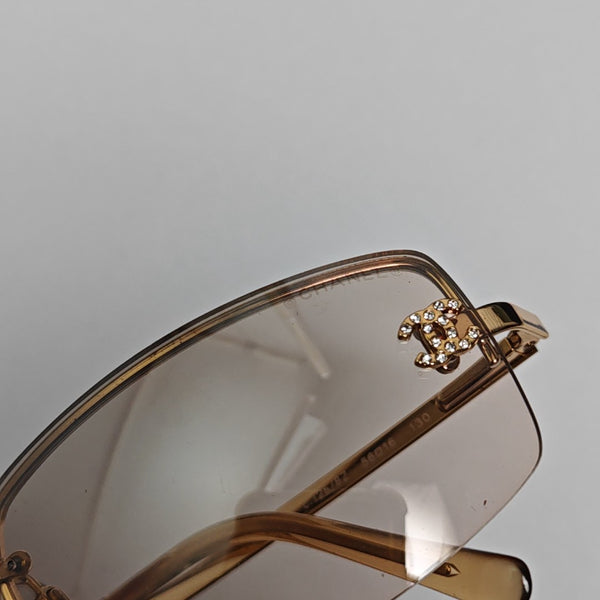 Metal Sunglasses Brown