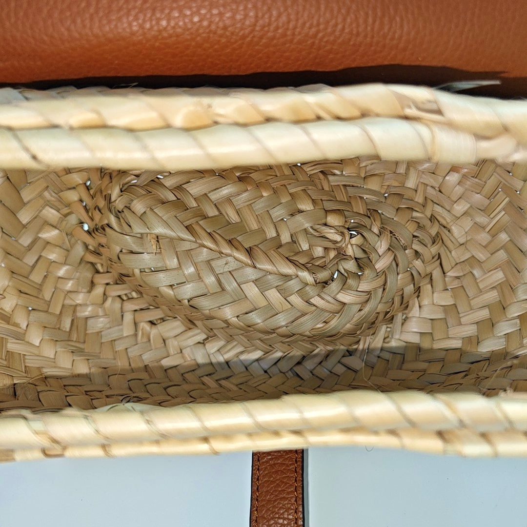 Special Material Shoulder Bag Beige