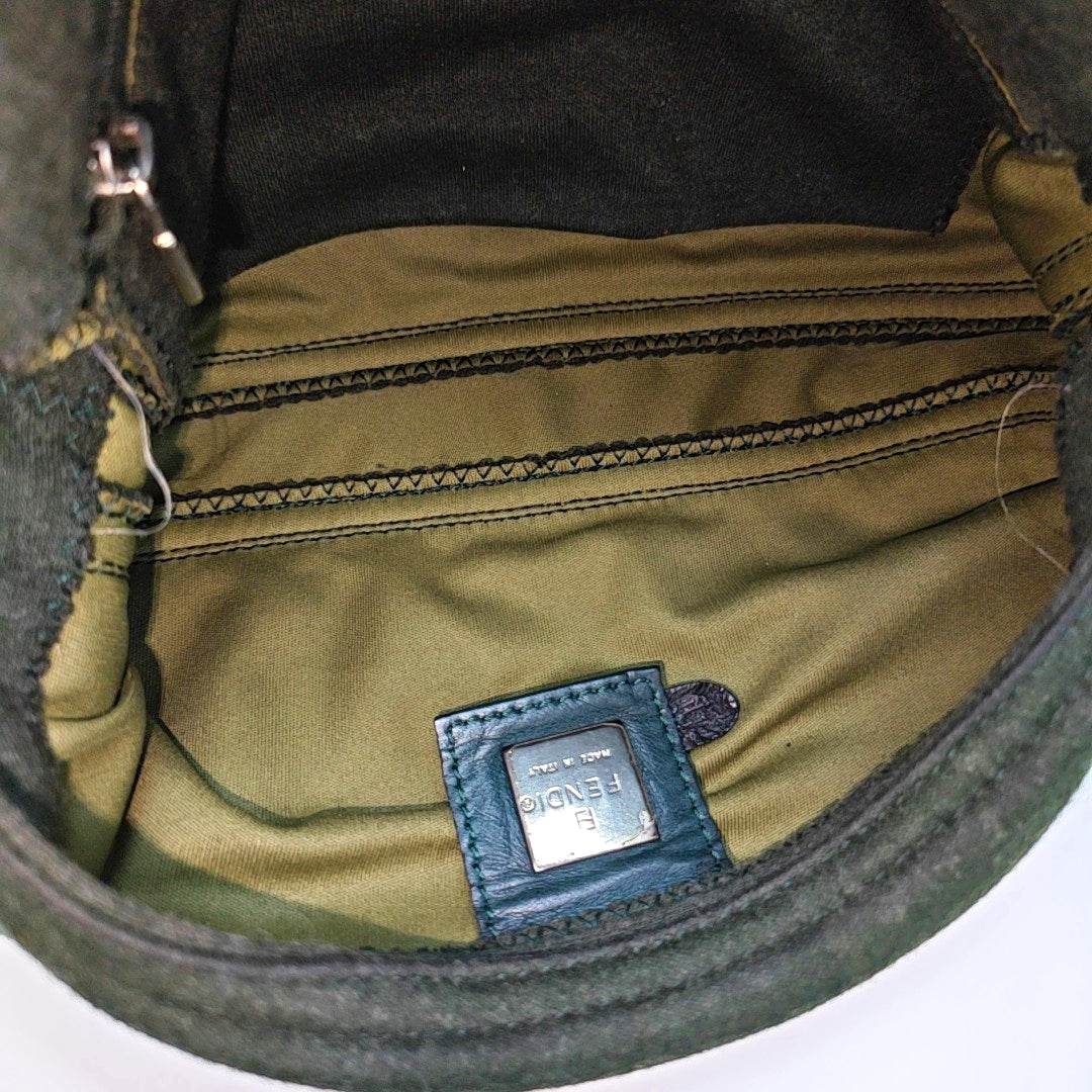 Fabric Top Handle Bag Black