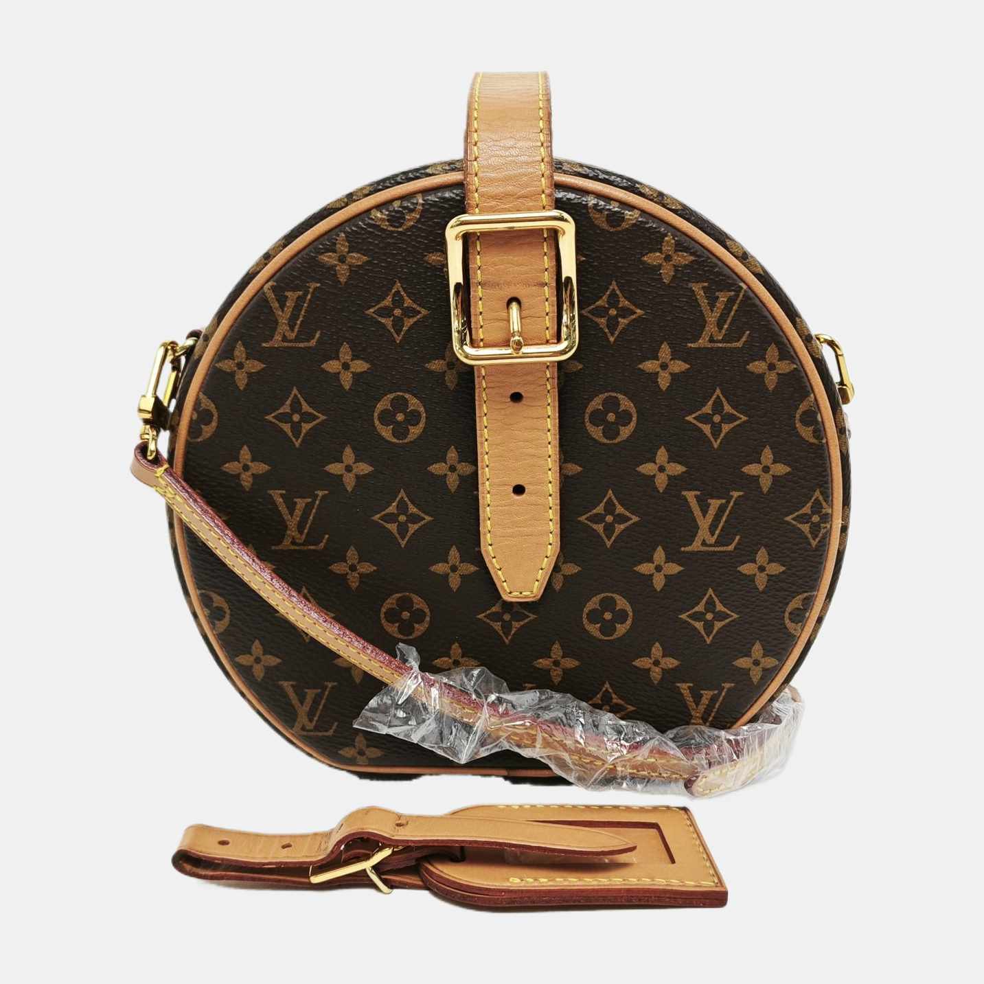 BOITE CHAPEAU PM Monogram Coated Canvas Brown