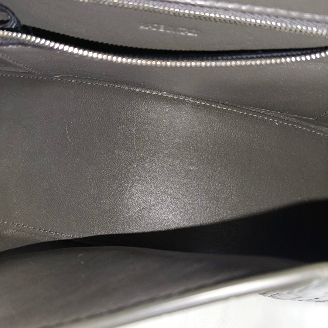 Hourglass S Calfskin Gray