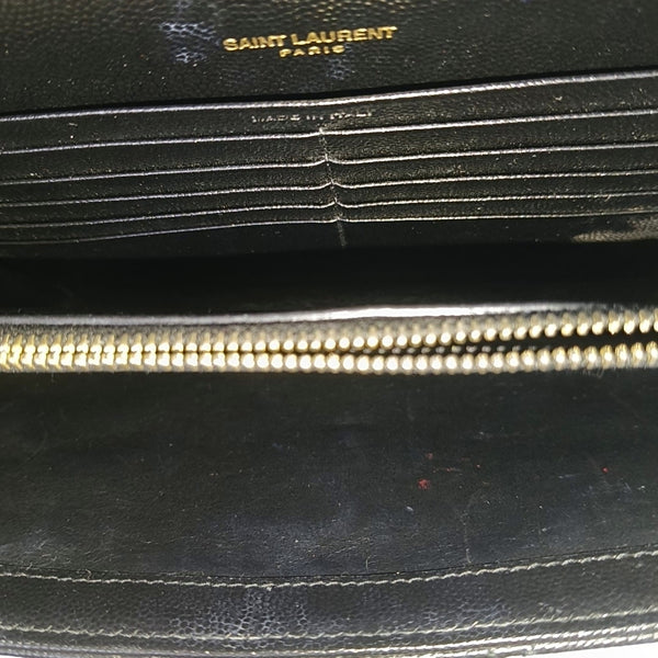 MONOGRAM Medium Chevron Calfskin Black