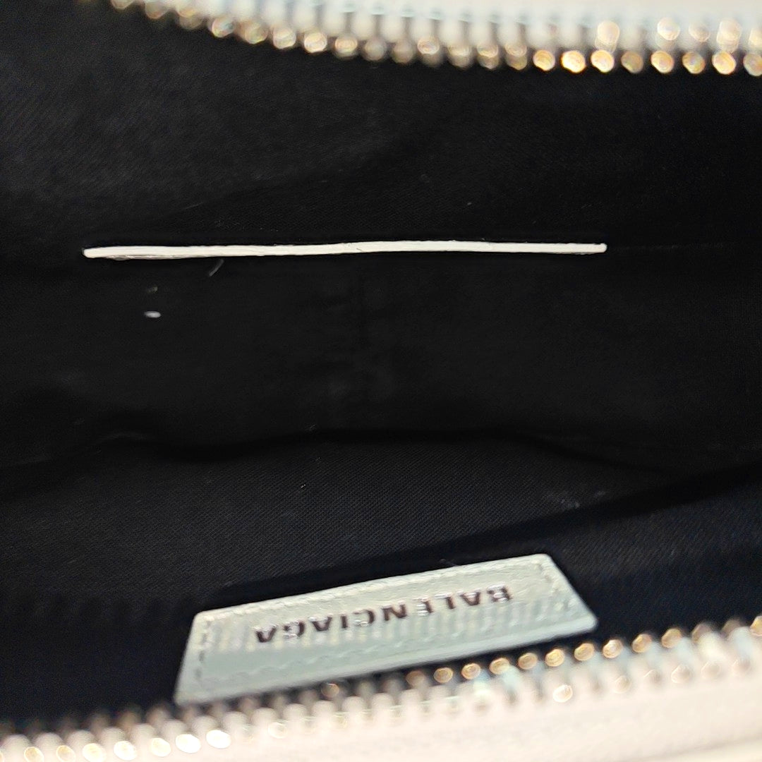 Le Cagole Small Lambskin White