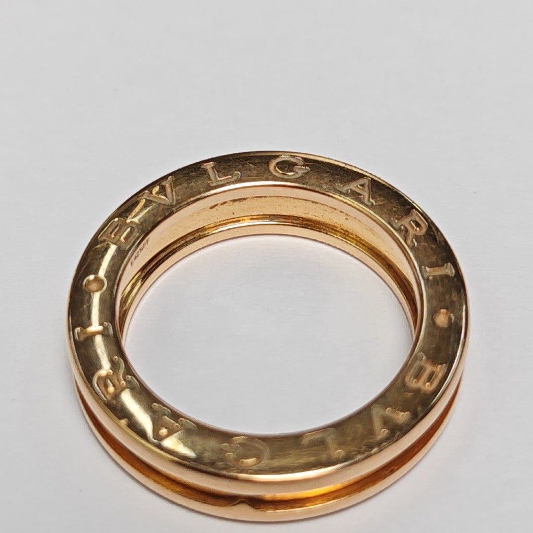 B.ZERO1 18k Rose Gold Ring EU 50