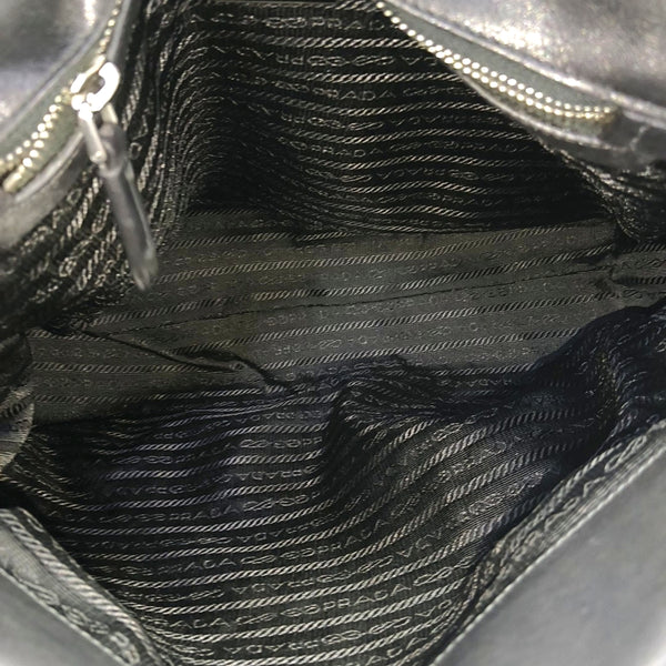 Nylon Shoulder Bag Black