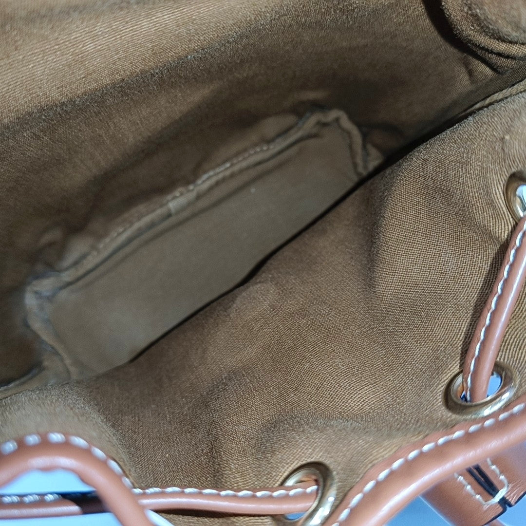 TRIOMPHE Mini Coated Canvas Brown