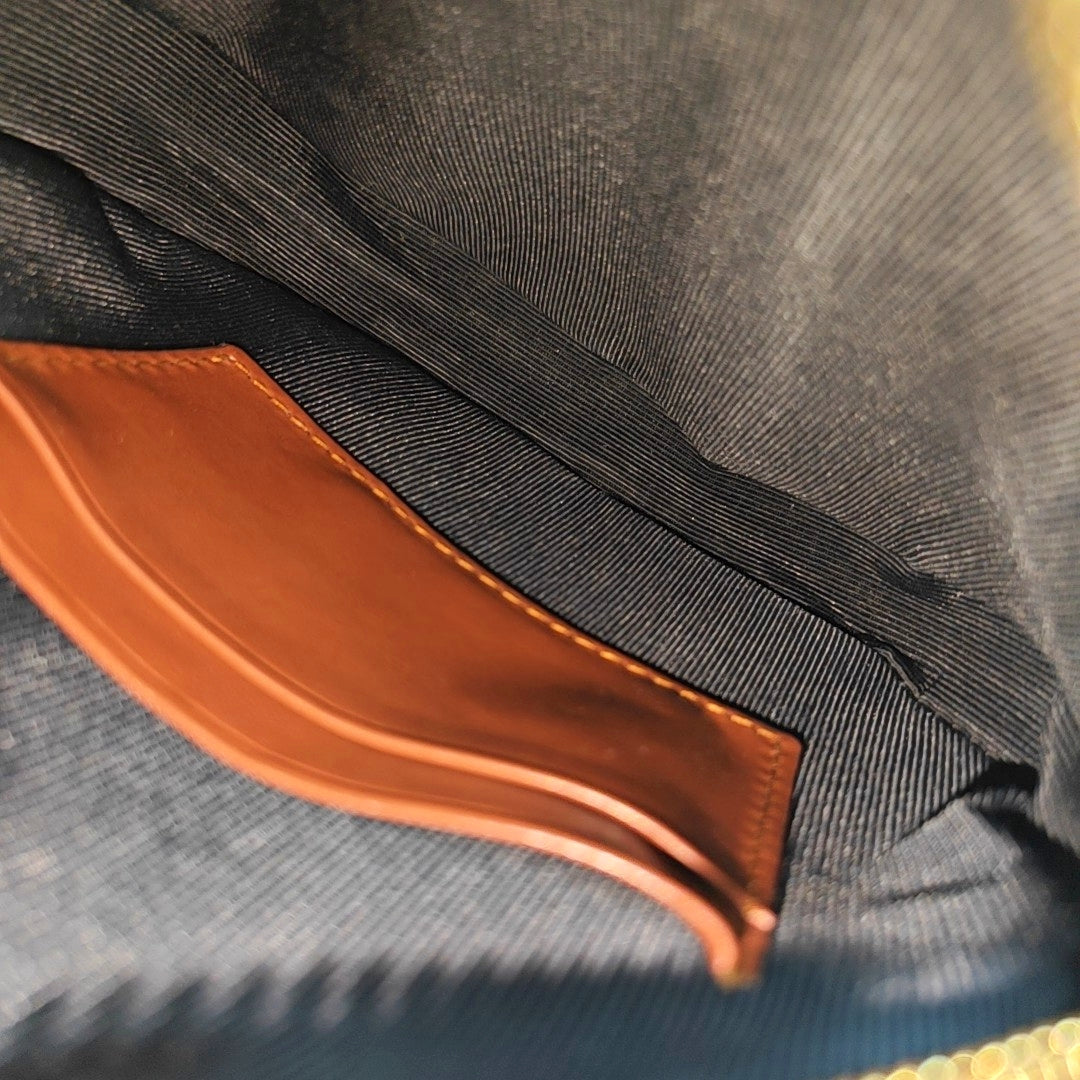 Coated Canvas Shoulder Bag Multicolor