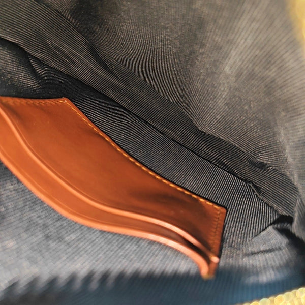 Coated Canvas Shoulder Bag Multicolor