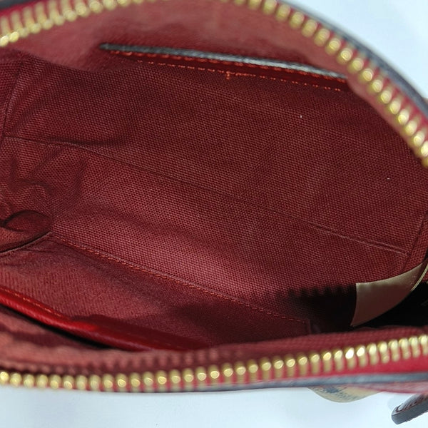 Coated Canvas Crossbody Bag Beige