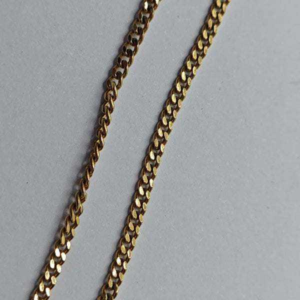 Petit CD Metal Gold Necklace