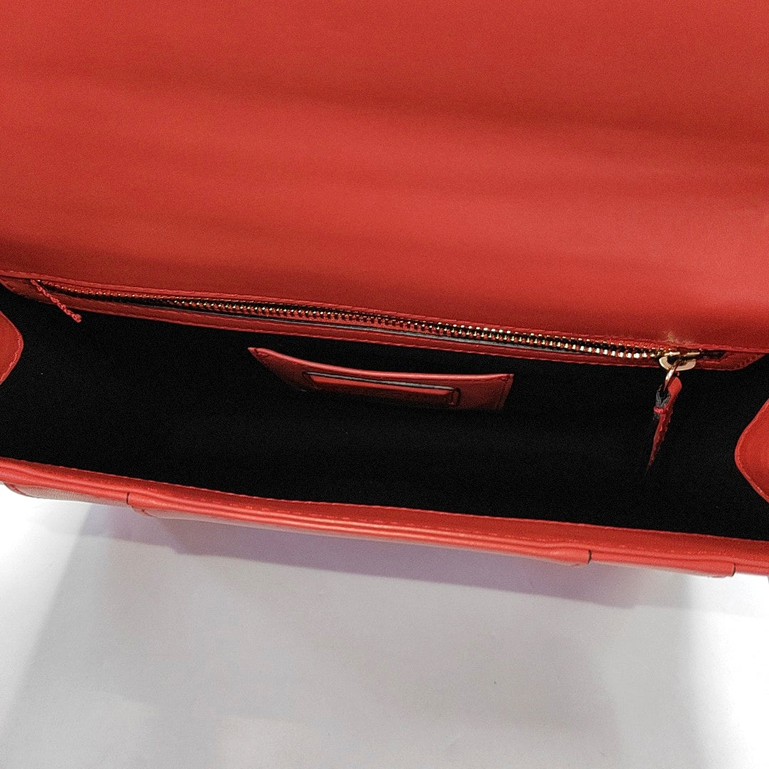 SERPENTI FOREVER Medium Calfskin Red