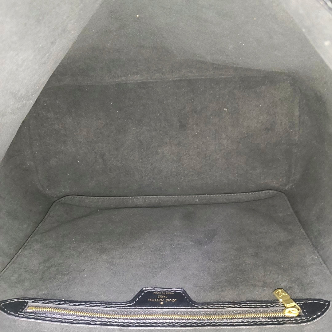 NEVERFULL MM Monogram Coated Canvas Black