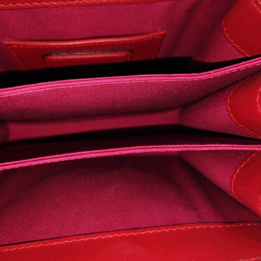 SERPENTI FOREVER Small Quilted Calfskin Red