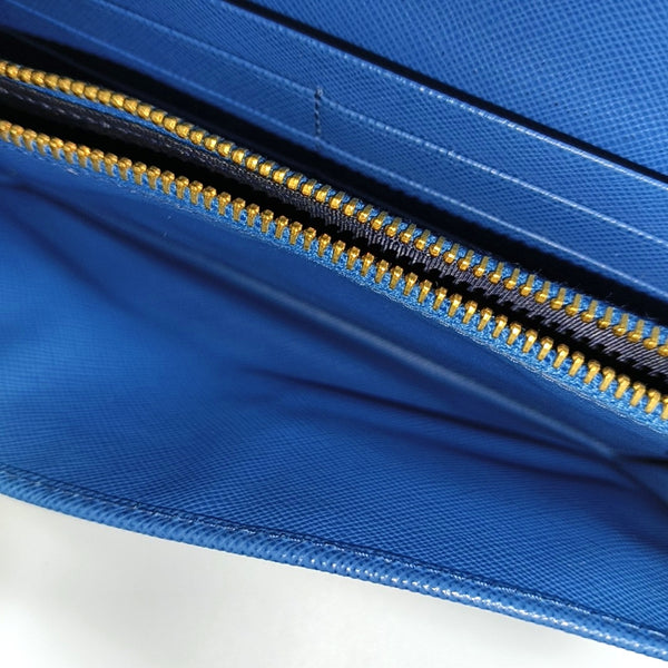 Leather Wallet Blue
