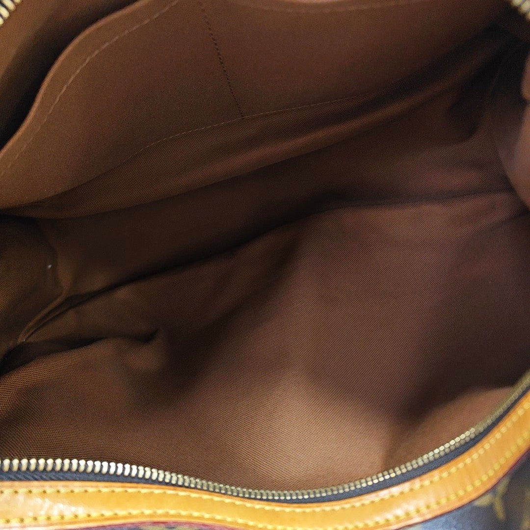 STRESA Monogram Coated Canvas Brown