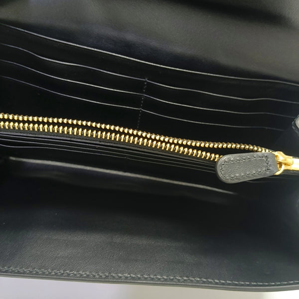 Calfskin Wallet Black