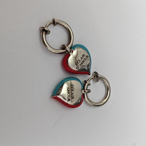 Interlocking G Brass Multicolor Stud Earrings