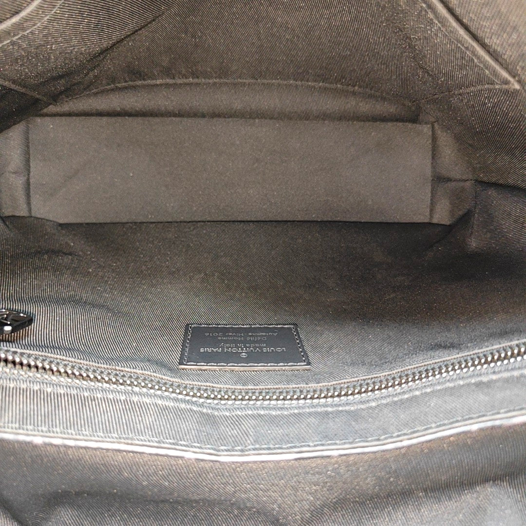 VOYAGER PM Monogram Coated Canvas Black