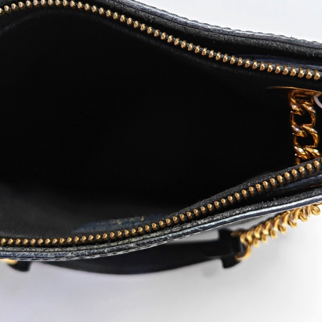 SURENE BB Monogram Calfskin Black