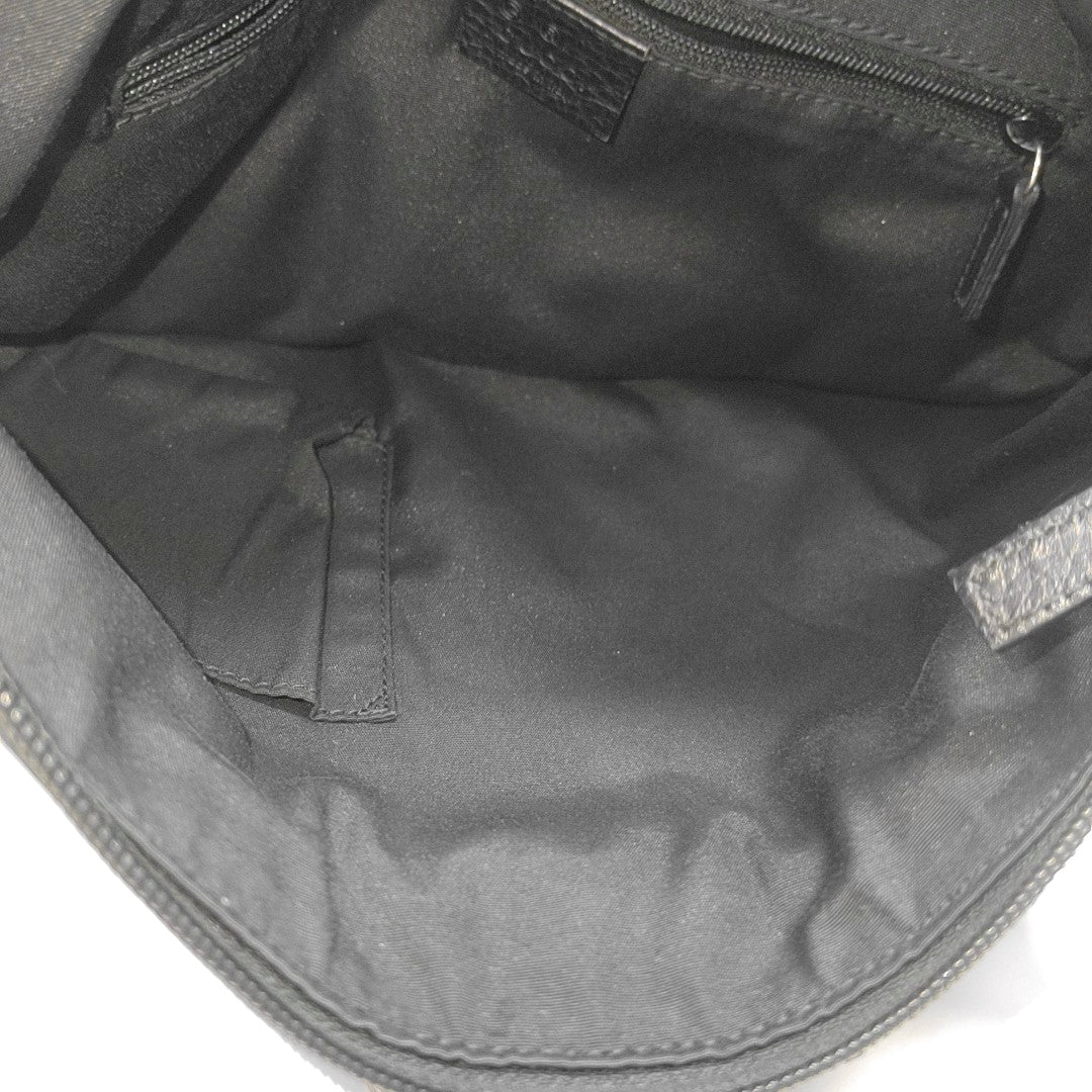 Monogram Canvas Tote Bag Black