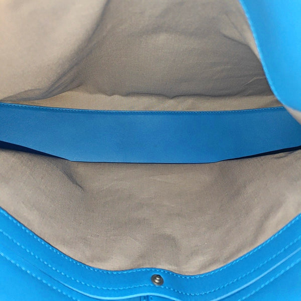 Calfskin Shoulder Bag Blue