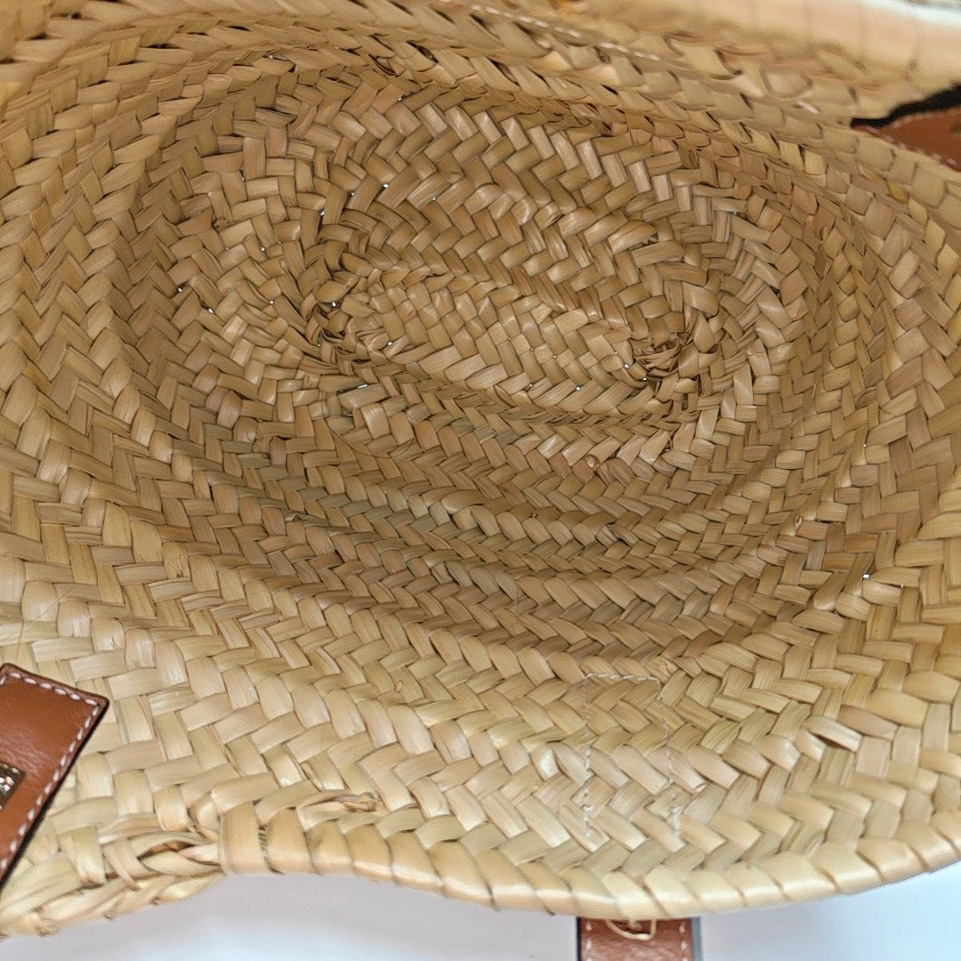 Basket Small Straw Beige