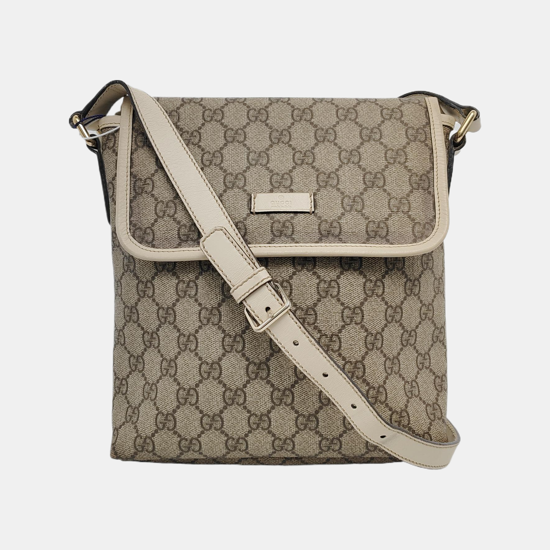 Ligne Shima Monogram Coated Canvas Beige