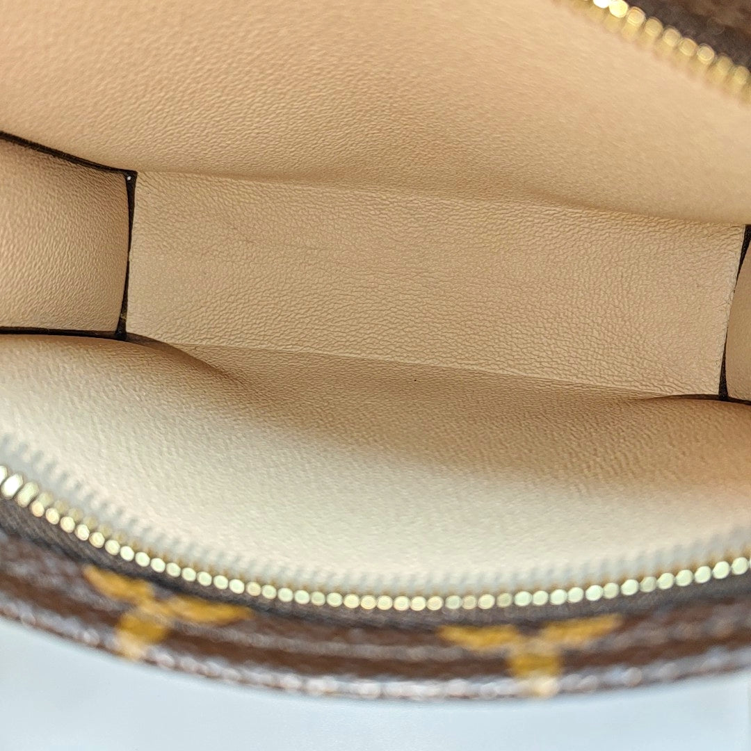 TOILET POCKET 19 Monogram Coated Canvas Brown