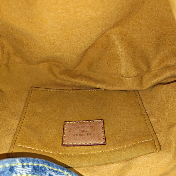 PLEATY Monogram Denim Blue