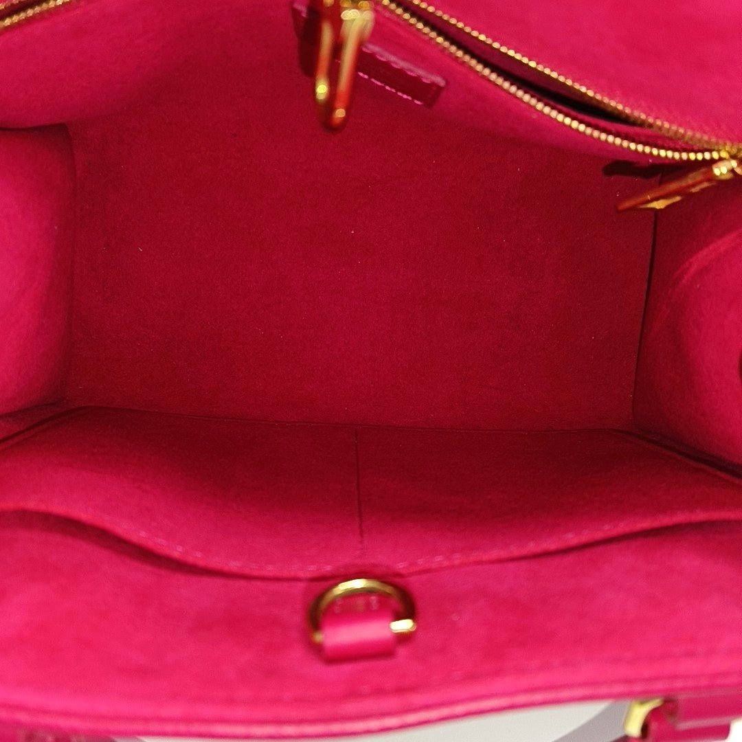 ONTHEGO PM Monogram Calfskin Red