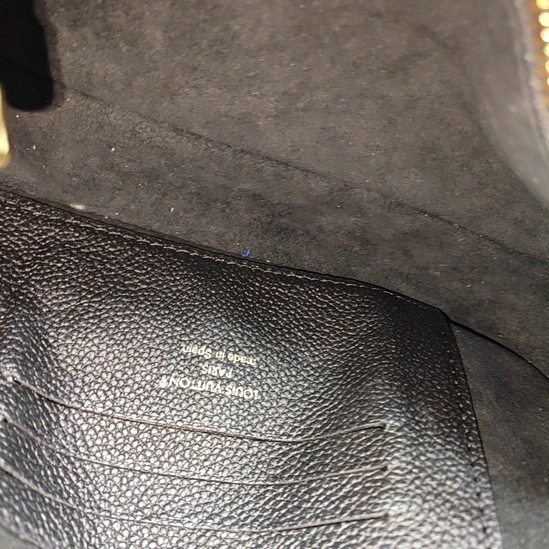 IVY Monogram Calfskin Black