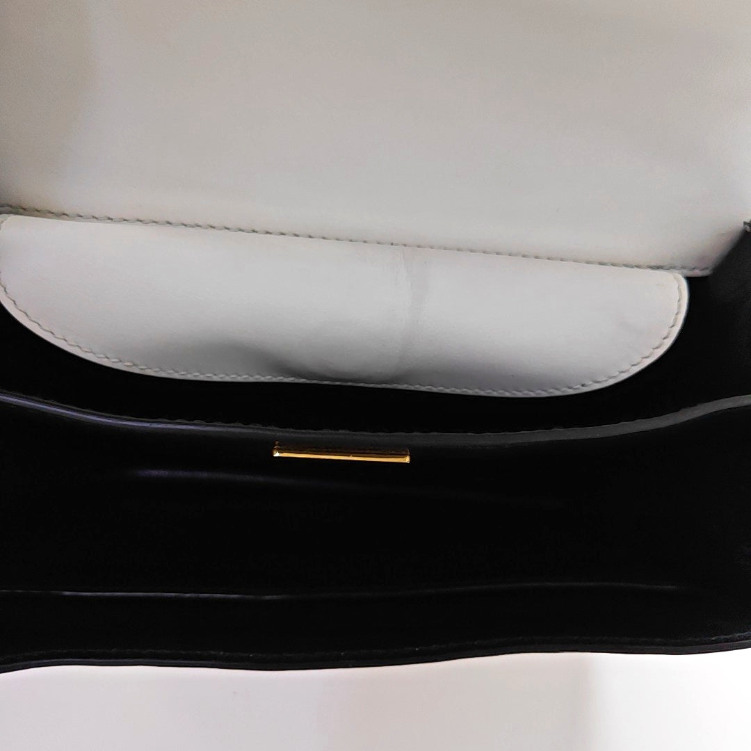 Cahier Saffiano Calfskin White