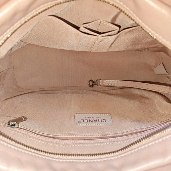 GABRIELLE Medium Quilted Calfskin Pink