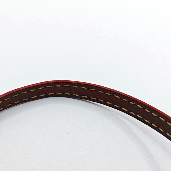 Leather Red Bracelet