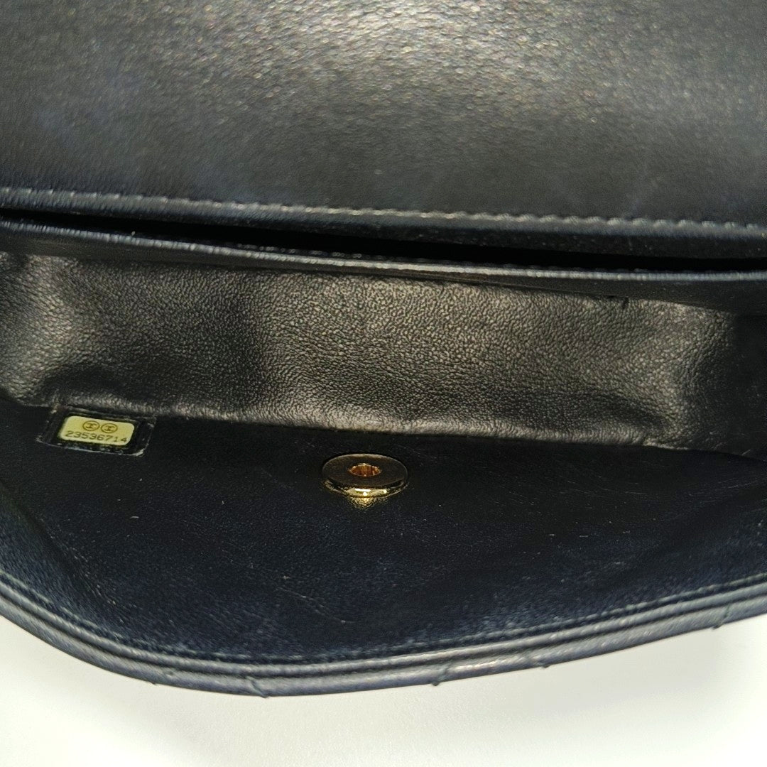 Quilted Lambskin Black