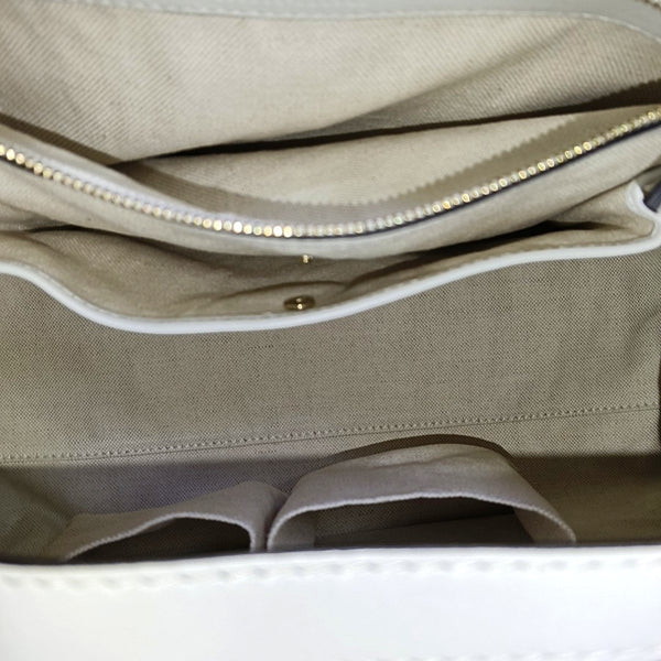 Stirrup Calfskin White