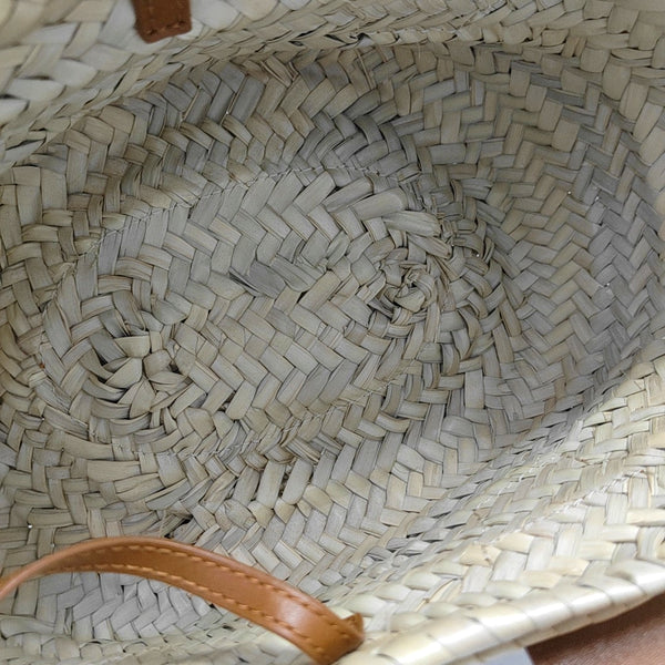 Straw Tote Bag Beige
