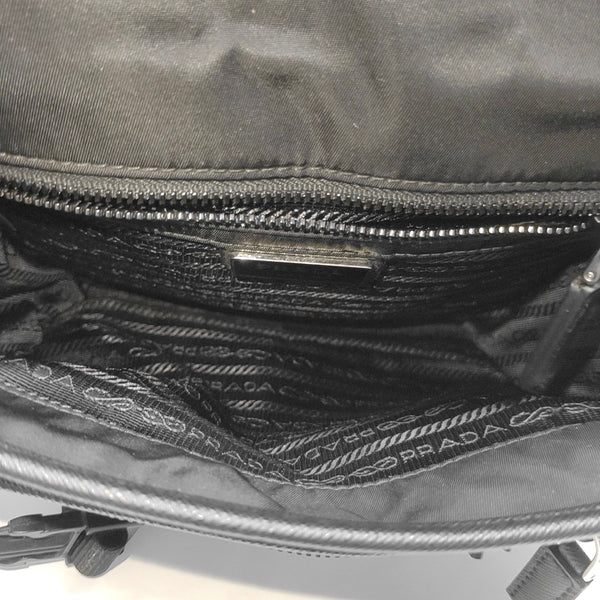 Nylon Shoulder Bag Black
