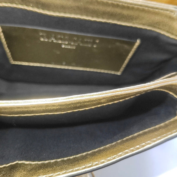 Quilted Calfskin Shoulder Bag Gold