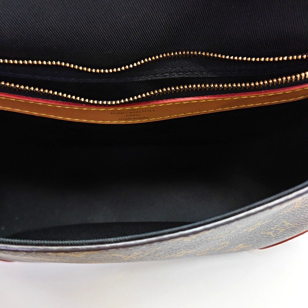 DIANE Monogram Coated Canvas Brown