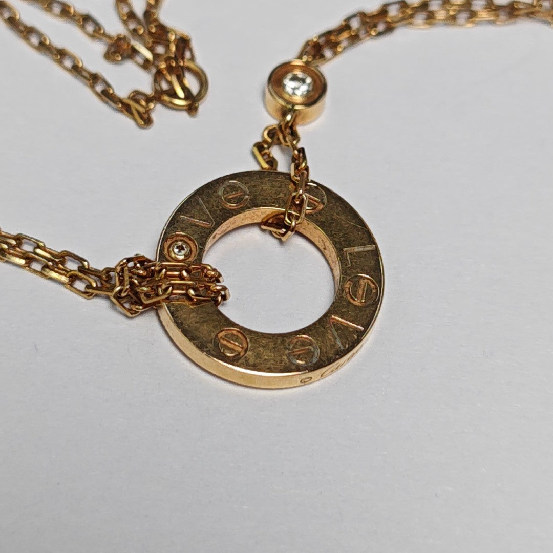 LOVE 18k Rose Gold Necklace