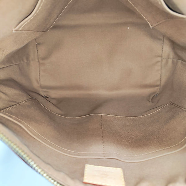 PALERMO PM Monogram Coated Canvas Brown