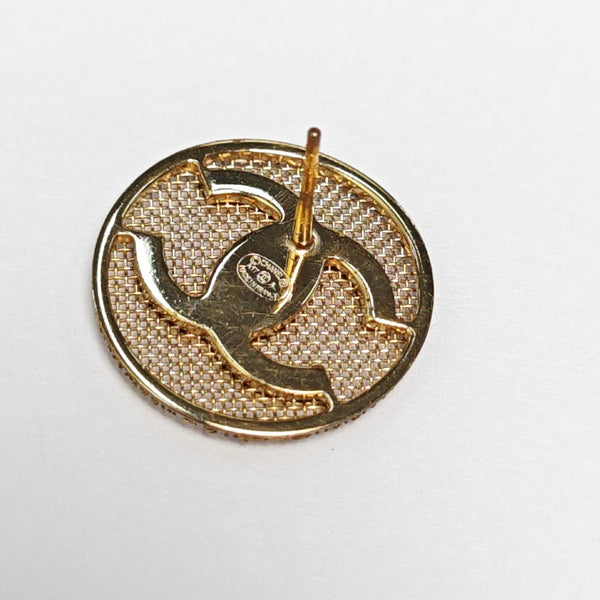 Metal Gold Stud Earrings