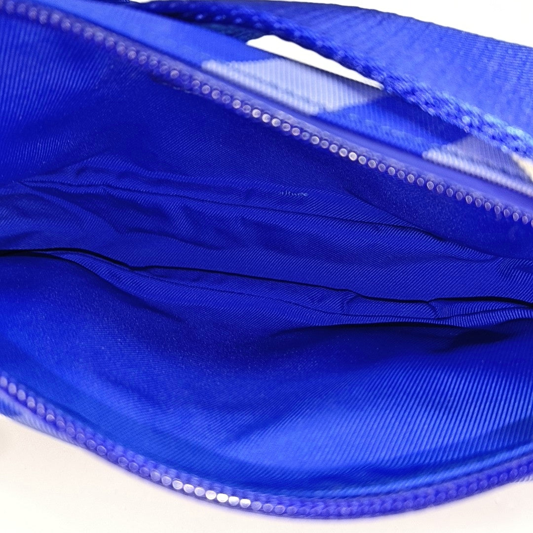 Canvas Crossbody Bag Blue