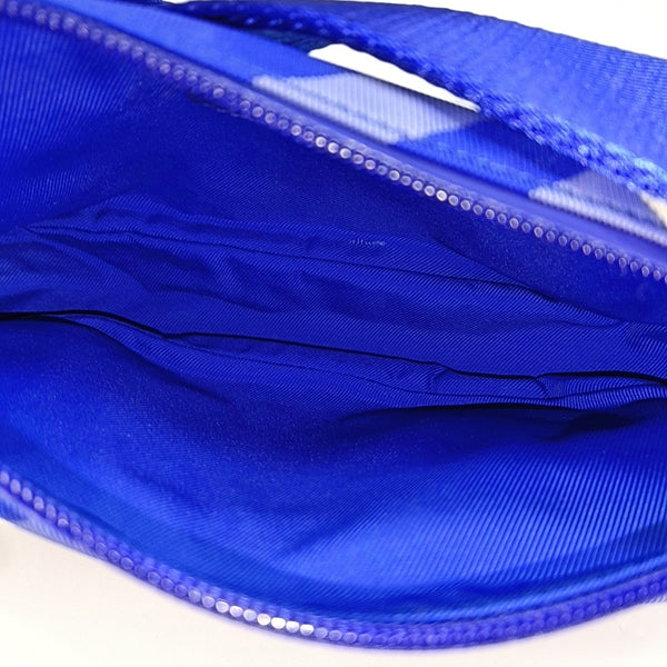 Canvas Crossbody Bag Blue