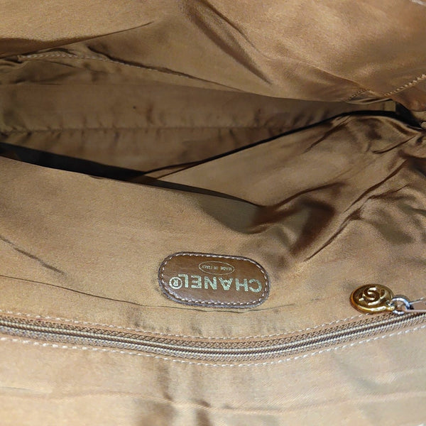 LOGO EMBROIDERED Grained Calfskin Orange